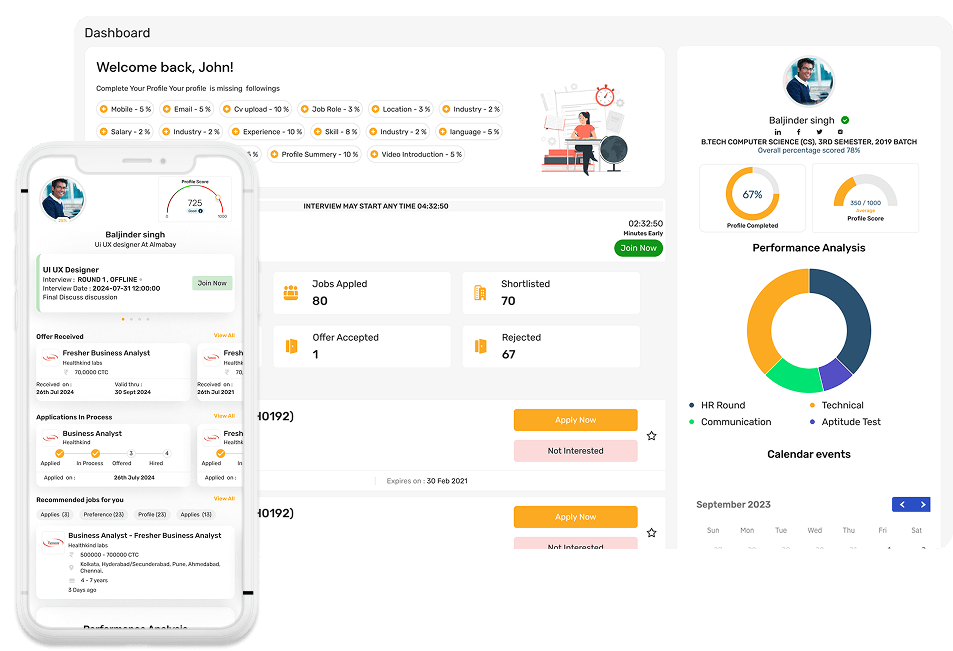 Job Seeker Dashboard image